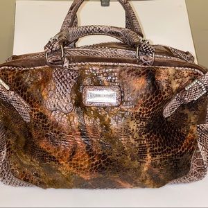 Animal Print Satchel Pet Carrier by Chrome Bones